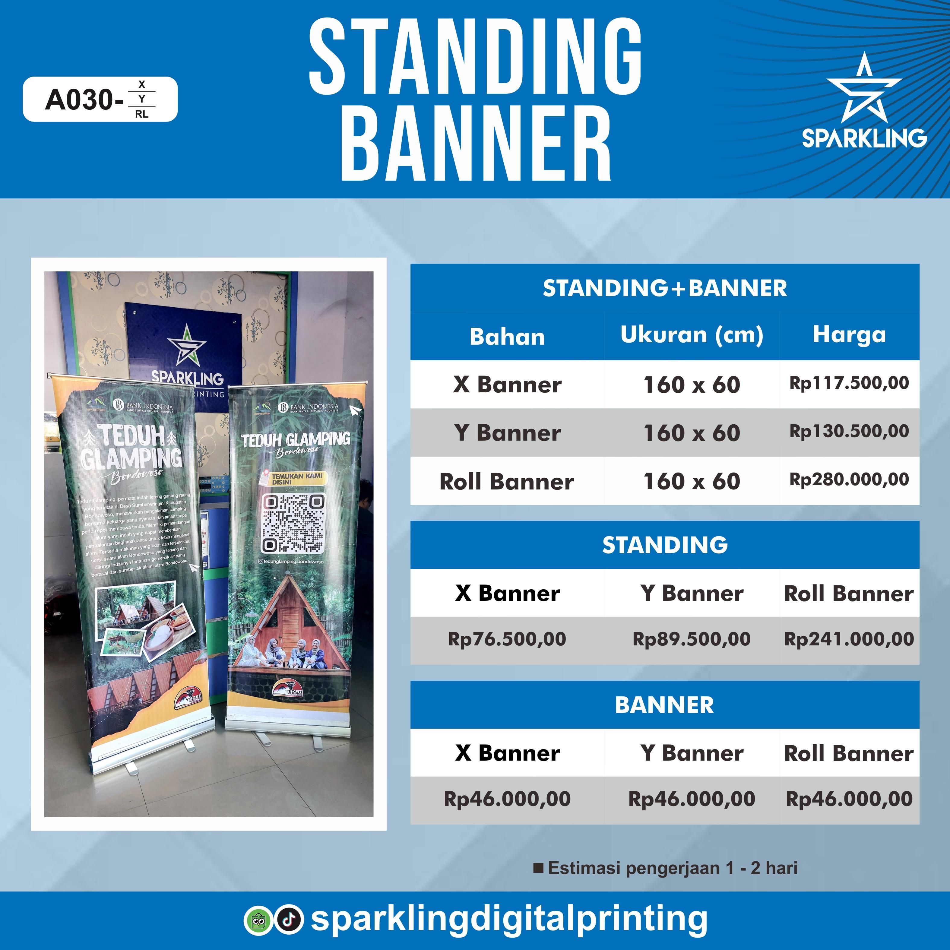 Standing Banner X/Y/Roll: info produk 2