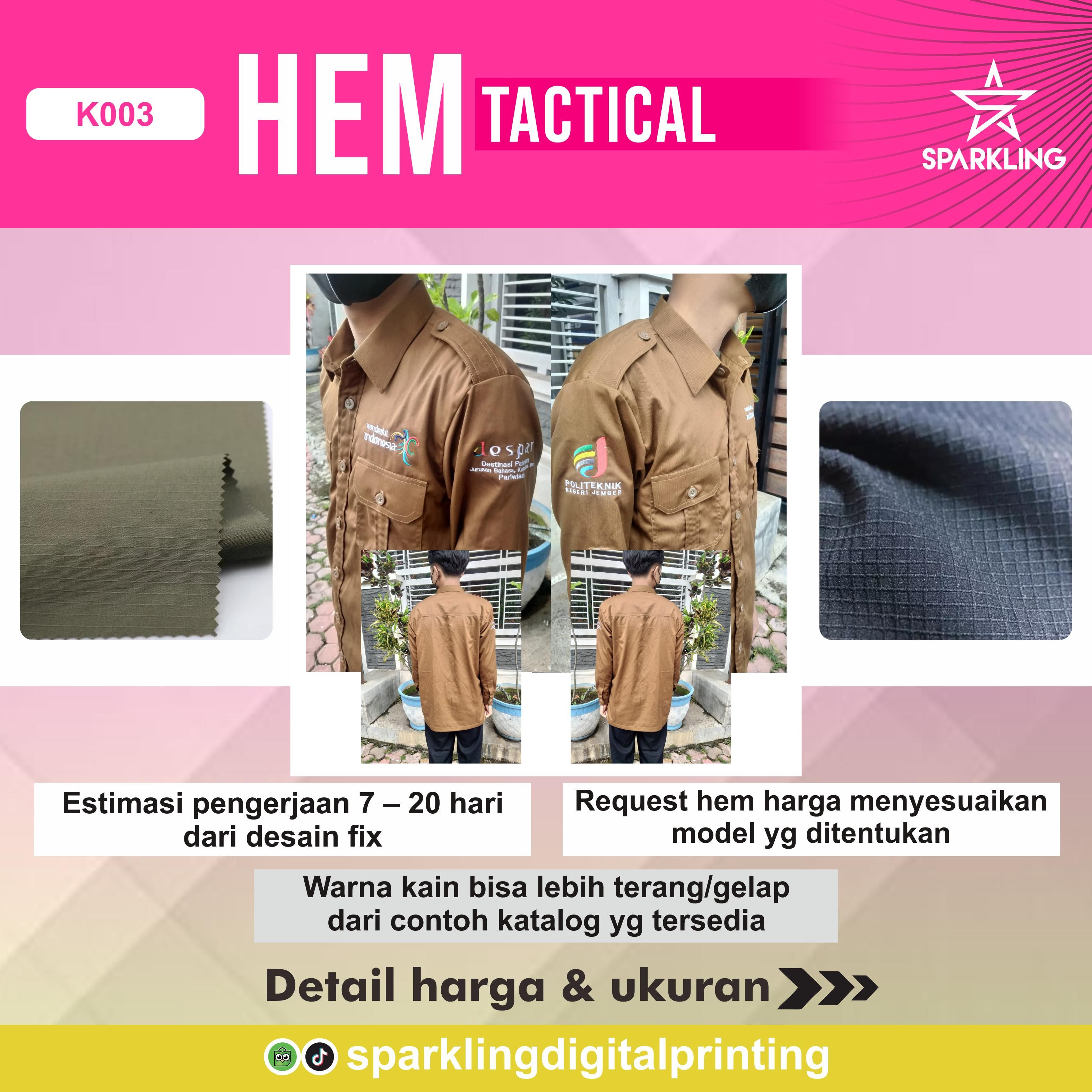 Hem Tactical Custom: info produk 2