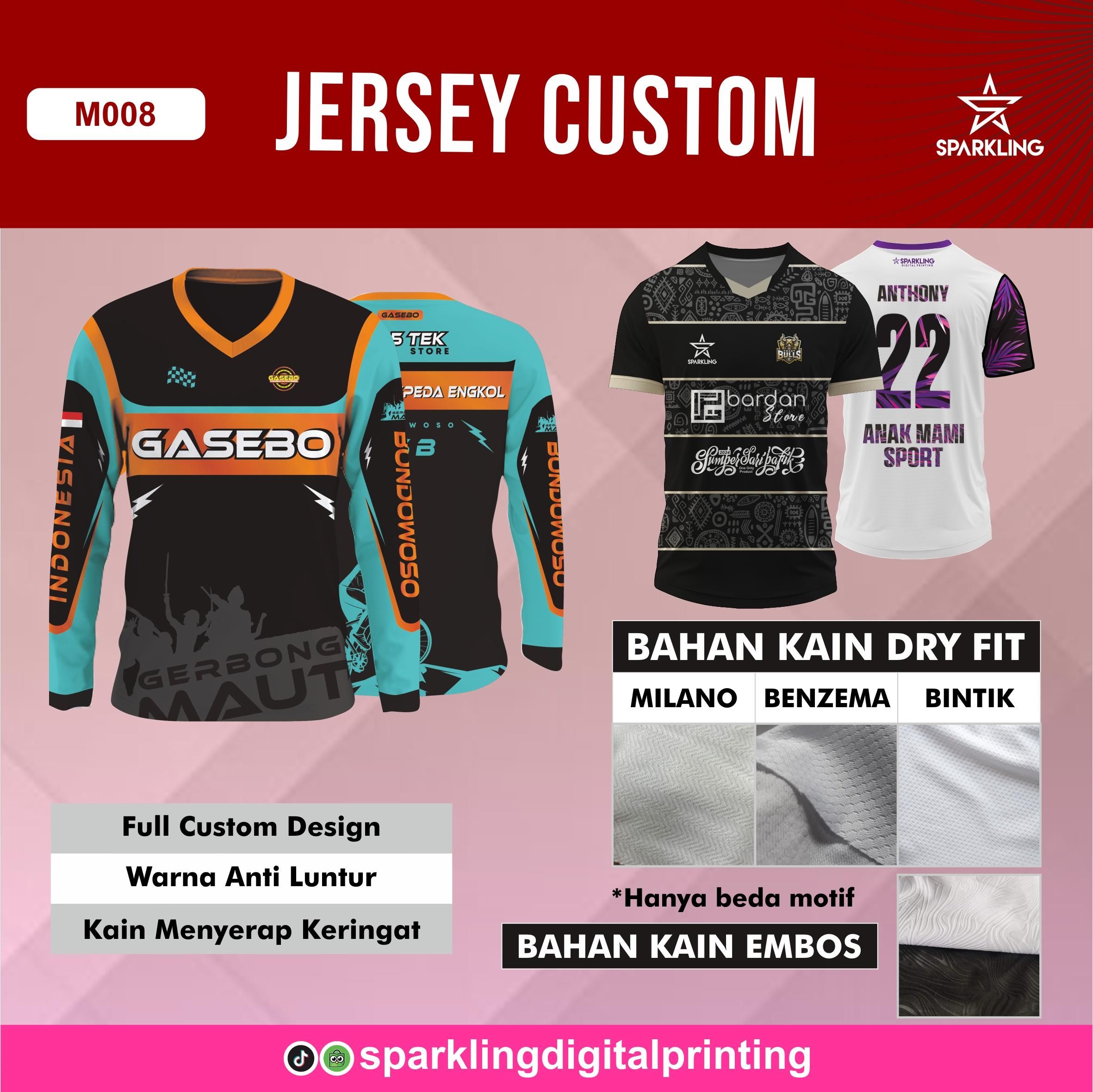 Jersey Custom Printing: info produk 2