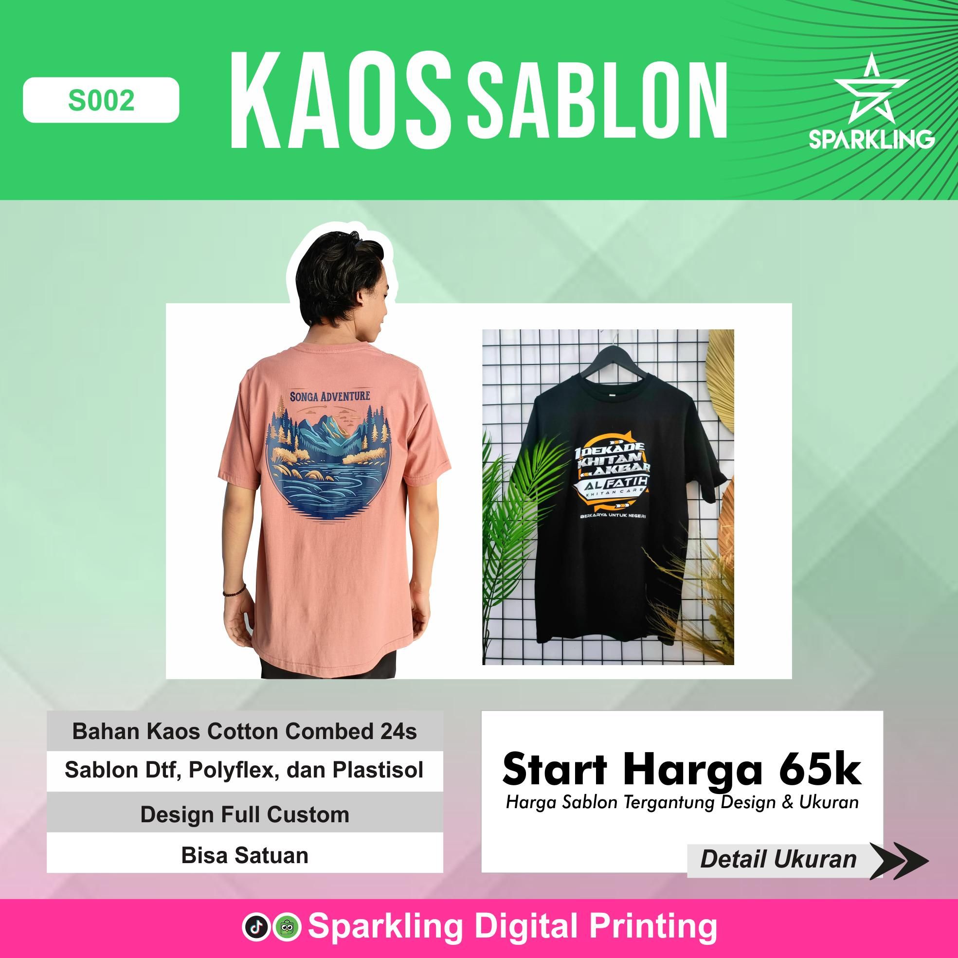 Kaos Sablon Custom: info produk 2